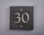 Natural Slate House Number Wall Nameplate