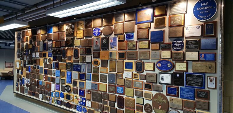 The Chelsea FC memorial wall