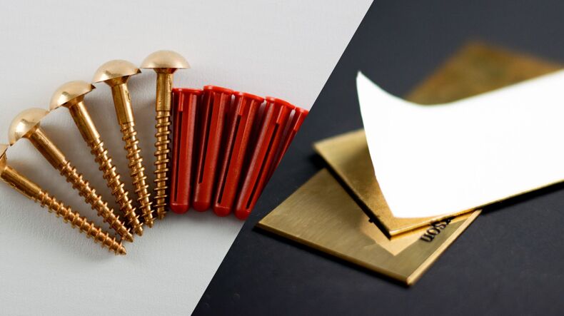 Commemorative plaques: A guide to screw-fixing vs. self-adhesive options.