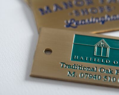 Etched Brass Labels