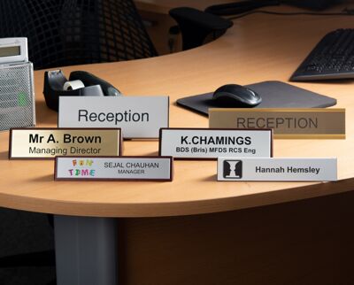 Name Plates for Desks