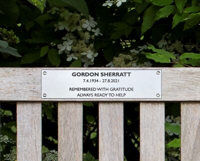 Memorial Bench Plaques
