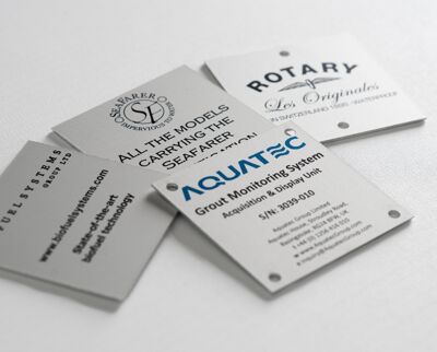 Aluminium Anodic Labels
