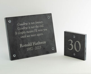 Natural Slate Plaques and Signs