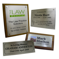 Stainless Steel Nameplates