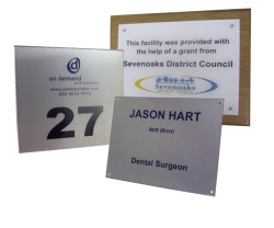 Cast Acrylic Nameplates