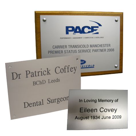 aluminium nameplates