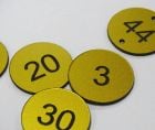 brass effect table number