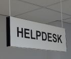 Help Desk Hanging Sign