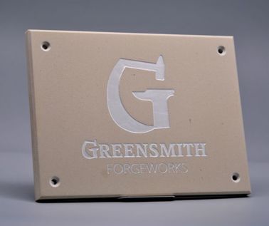 Sandstone Effect Business Plaque