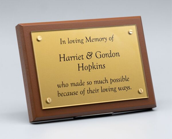 Commemorative Engraved Wall Plaques
