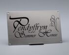 Etched Stainless Steel Personalised Plaque