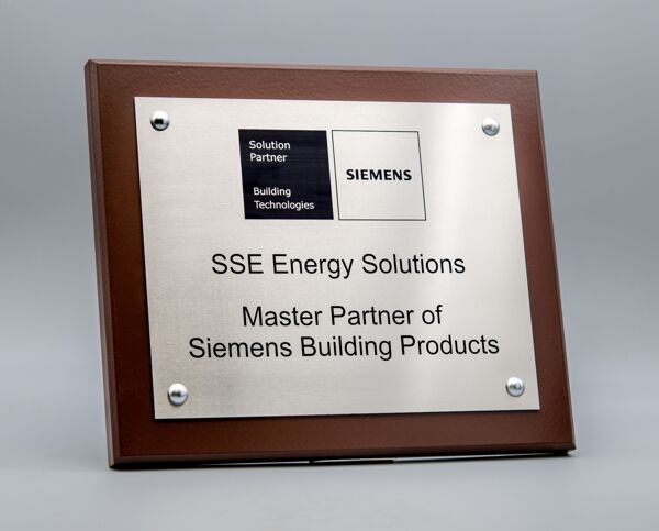 Lasered Stainless Steel Business Plaque2