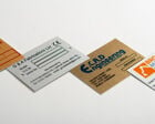 Aluminium Dye Sub Serial Labels 75x50 2