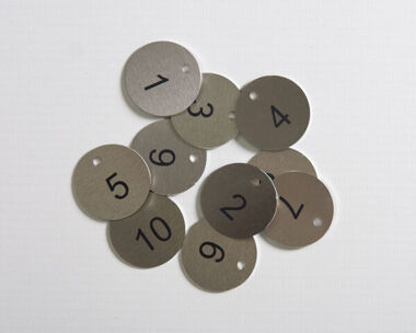 Chamber Labels Stainless Steel Valve, Tag & Pipe Labels | Brunel Engraving UK