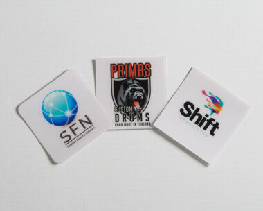 Anti Scratch PVC Labels 50mm x 50mm
