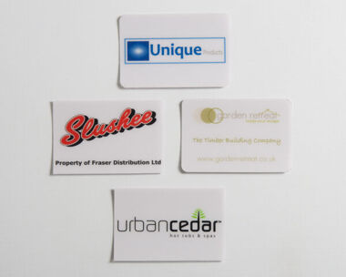 Anti Scratch PVC Labels 75mm x 50mm