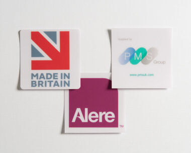 Anti Scratch PVC Labels 85mm x 85mm