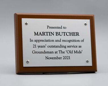 Commemorative Engraved Wall Plaques