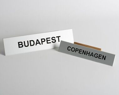 Aluminium Clock Signs
