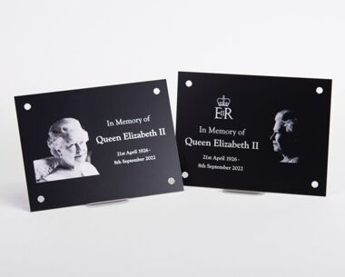 Queen Elizabeth II Memorial Plaque