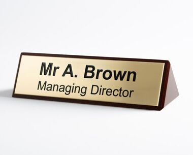 Brass Front Toblerone