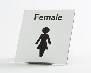 Acrylic Picture Sign - Female