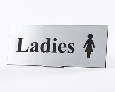 Acrylic Picture Sign - Ladies