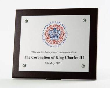 King Charles III Coronation Plaque