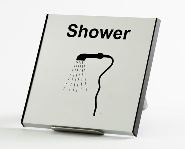 Aluminium Shower Sign