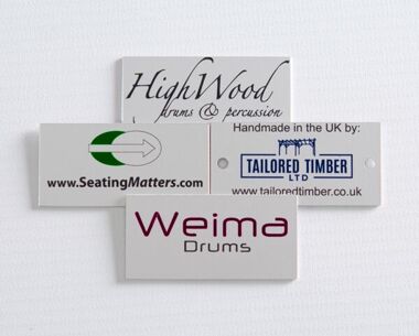 Aluminium Anodic Labels 50mm x 25mm