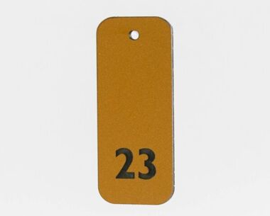 Brass Effect Key Fobs