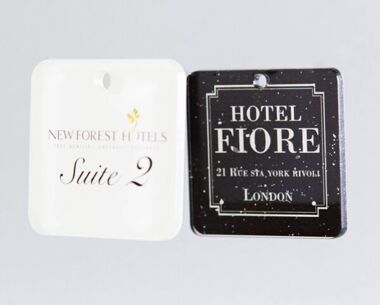 Printed Acrylic Key Fobs