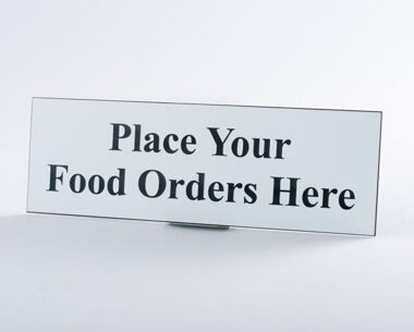 Food Order Sign