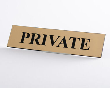 Private Sign