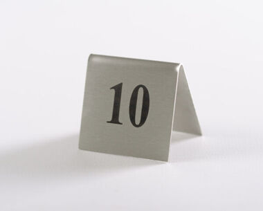 St/Steel Table Numbers - TTN012