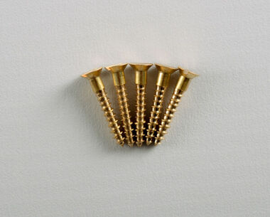 Size 4 Brass Wood Screws (pkt of 5)