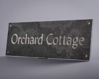 Natural Slate House Sign