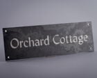Natural Solid Slate Home Plaque