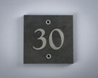 Natural Slate House Number Plaque Square