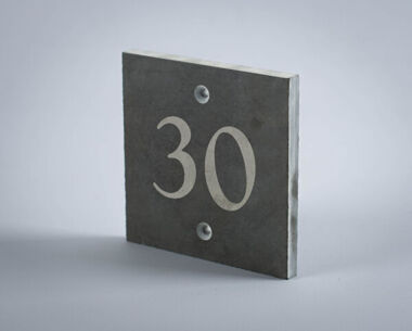 Natural Slate House Number Sign