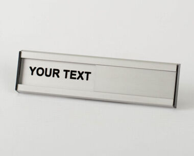 Custom Text Slider Sign - 40mm