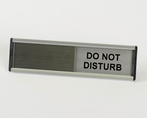 Do Not Disturb Metal Holder with Slider (1)