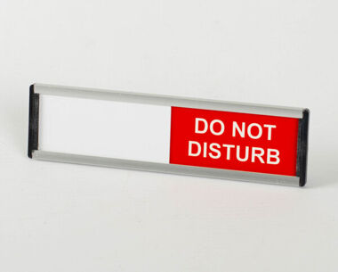 Do Not Disturb Sign - Colour Coded with Slider
