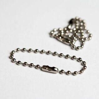 4" Tin Plated Ball Chain