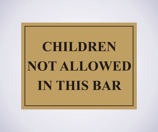 No Children Notice