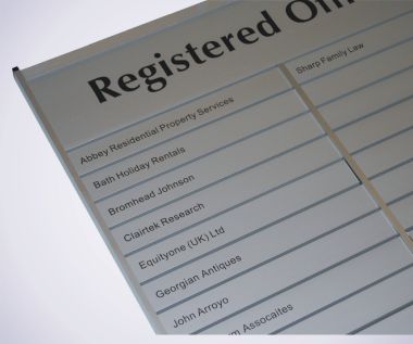 30 Strip Nameboard