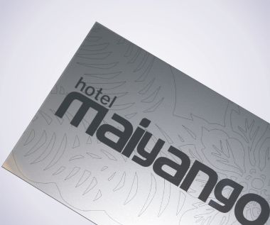 Rectangular Stand Off Acrylic Signs